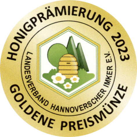 Wir haben eine Goldmedaille für unseren Honig gewonnen!